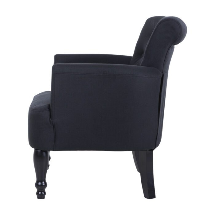 Artiss Armchair Wingback Charcoal Lothair - Image 3
