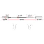 Everfit Barbell Bar Weights Lifting Dumbbells Olympic Training Bar Gym Fitness - Image 2