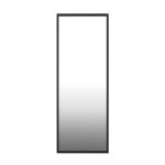 Oikiture Wooden Full Length Mirror Rectangle 166x60cm Black - Image 4