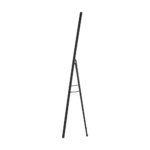 Oikiture Wooden Full Length Mirror Rectangle 166x60cm Black - Image 2