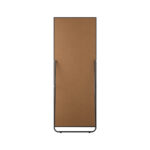 Oikiture Wooden Full Length Mirror Rectangle 166x60cm Black - Image 9