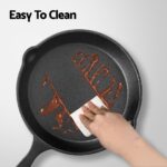5-star chef Non Stick Frying Pan Cast Iron 3PCS - Image 5