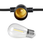 Mazam 100M LED Festoon String Lights Waterproof - Image 4