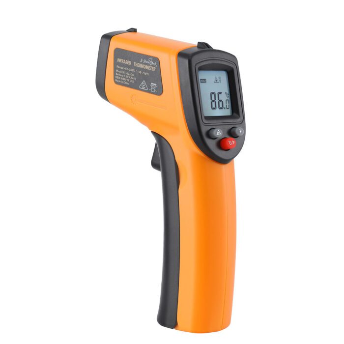 5-star Chef Laser Infrared Thermometer Food Digital Temperature Gun Smoker Pizza BBQ - Image 5
