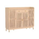 Artiss Shoe Rack Cabinet with Shelves 26 Pairs Pine - Image 3
