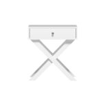 Artiss Bedside Table Drawers Side Table Storage Cabinet Nightstand White QARA - Image 2