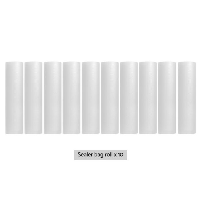 10 Rolls Food Vacuum Sealer Bags Storage Saver Heat Sealing Bag Pack 28CMX6M - Image 3