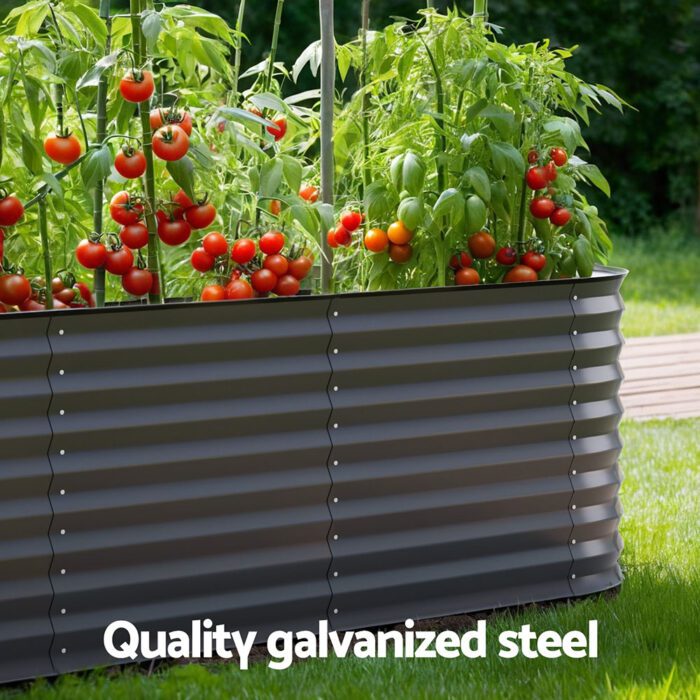 Green Fingers Garden Bed 9 In 1 Modular Planter Box 56CM height - Image 4