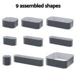 Green Fingers Garden Bed 9 In 1 Modular Planter Box 56CM height - Image 5