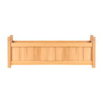 2x Green Fingers Raised Garden Bed 90x30x33cm Wooden Planter Box Raised Container Growing - Image 3