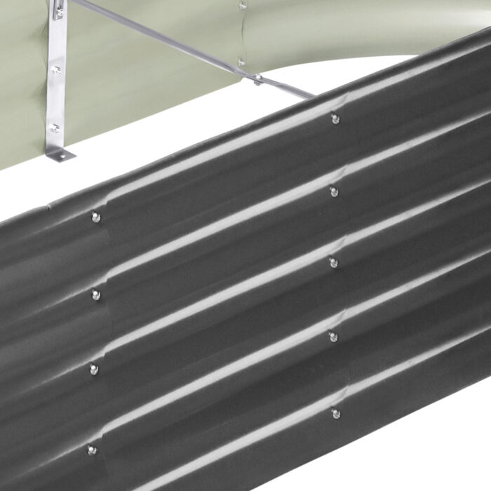 Livsip 3X Garden Bed Galvanised Raised Garden Bed 240X80X42CM - Image 4