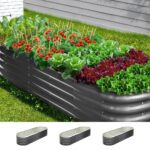 Livsip 3X Garden Bed Galvanised Raised Garden Bed 240X80X42CM - Image 2