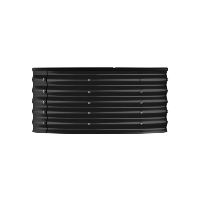 Livsip Garden Bed 90x45cm Galvanised Steel Round - Image 2