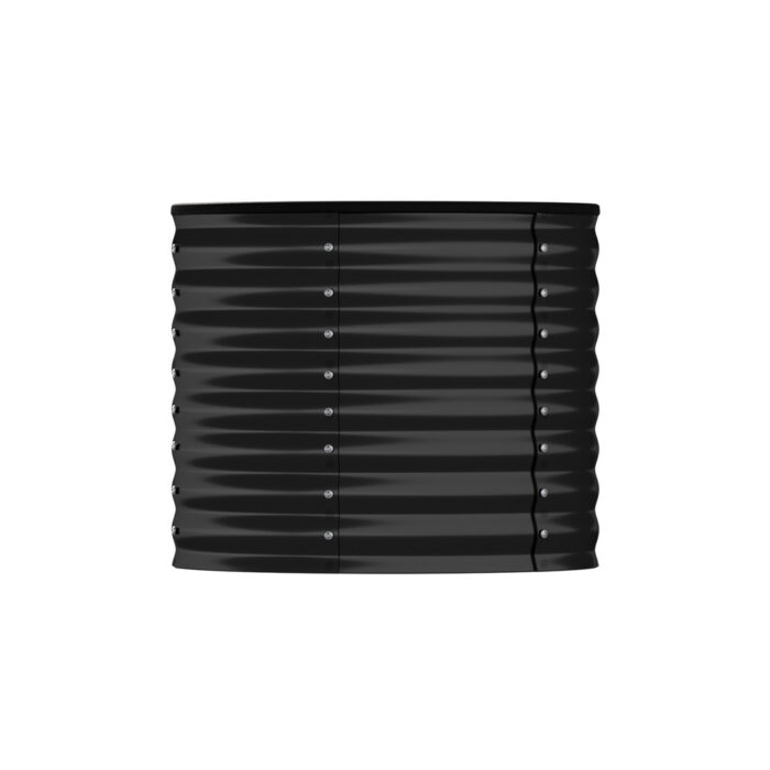 Livsip Garden Bed 80x68cm Galvanised Steel Round - Image 7