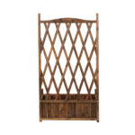 Livsip 2pc Wooden Raised Garden Bed with Trellis 64x28.5x115cm - Image 7