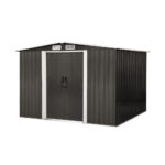 Livsip Garden Shed 2.57x2.05M Workshop Cabin Metal Base - Image 4