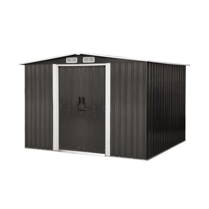 Livsip Garden Shed 2.57x2.05M Workshop Cabin Metal Base - Image 4