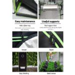 Green Fingers Grow Tent 90x90x180CM Hydroponics Kit Indoor Plant Room System - Image 6