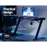 Artiss Gaming Desk Computer Desks LED Light 120CM - Image 4