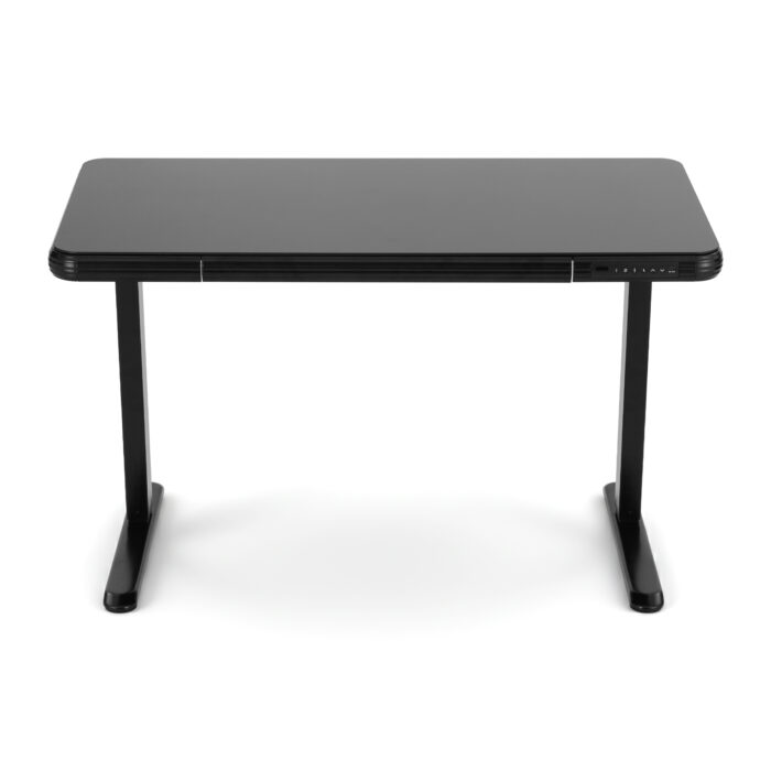 Artiss Electric Standing Desk Motorised Glass Top Black 120CM - Image 3