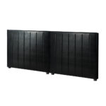 Oikiture Bed Frame Headboard Double Queen King Bedhead Black Leather