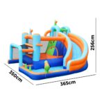 AirMyFun 9-IN-1 Inflatable Water Park with Soccer Goal Post - Image 5