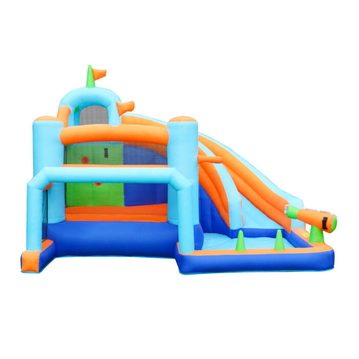 AirMyFun 9-IN-1 Inflatable Water Park with Soccer Goal Post - Image 2
