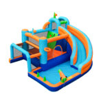 AirMyFun 9-IN-1 Inflatable Water Park with Soccer Goal Post - Image 7
