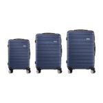 Mazam 3PCS Luggage Set TSA Lock Hard Case Navy - Image 5
