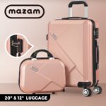 Mazam 2PCS Luggage Set TSA Lock Hard Case Pink - Image 5