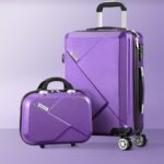 Mazam 2PCS Luggage Set TSA Lock Hard Case Purple - Image 4