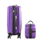 Mazam 2PCS Luggage Set TSA Lock Hard Case Purple - Image 2