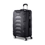 Wanderlite 28 Inch Luggage with TSA Lock Spinner Travel Suitcase Carry On Hard Shell Luggage Case Black - Image 2