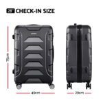 Wanderlite 28 Inch Luggage with TSA Lock Spinner Travel Suitcase Carry On Hard Shell Luggage Case Black - Image 6