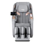 Livemor Massage Chair Electric Recliner Double Core Mechanism Massager ROWA White - Image 3