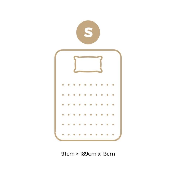 Bedra Single Mattress Tight Top Bonnell Spring Foam 13CM - Image 4