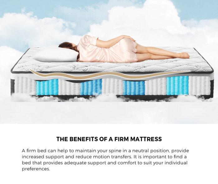 Bedra Single Mattress Luxury Foam Pocket Spring 30cm - Image 2