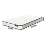 Bedra King Single Mattress Tight Top Bonnell Spring Foam 13CM - Image 2
