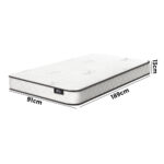 Bedra Single Mattress Tight Top Bonnell Spring Foam 13CM - Image 2