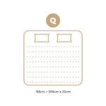 Bedra Queen Mattress Tight Top Cool Gel Foam Pocket Spring 22cm - Image 8