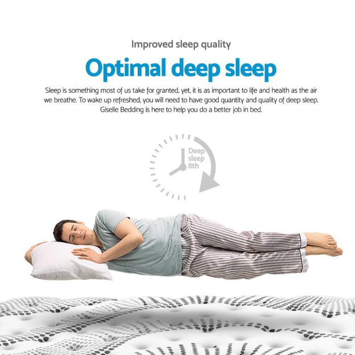 Giselle Bedding 32cm Mattress Euro Top Double - Image 4