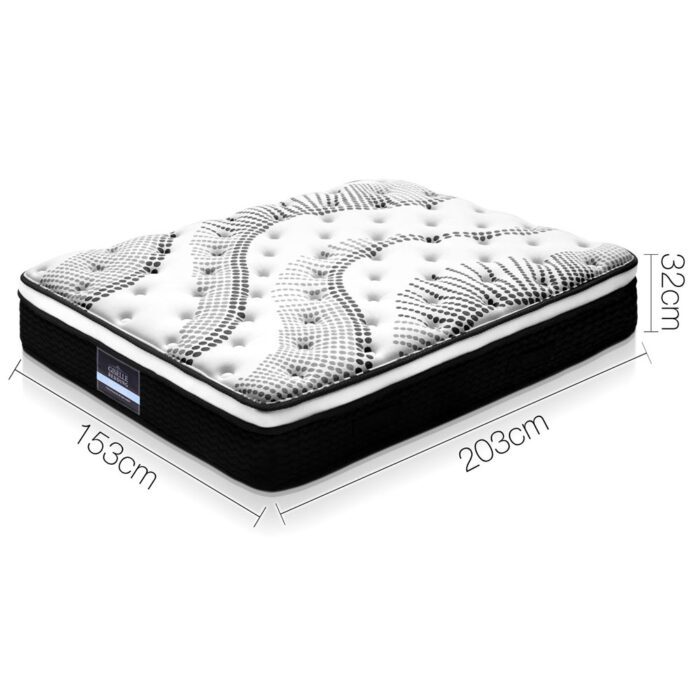 Giselle Bedding 32cm Mattress Euro Top Queen - Image 3