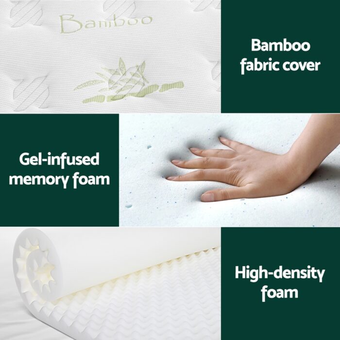 Giselle Mattress Cool Gel Foam 30cm King Single - Image 6