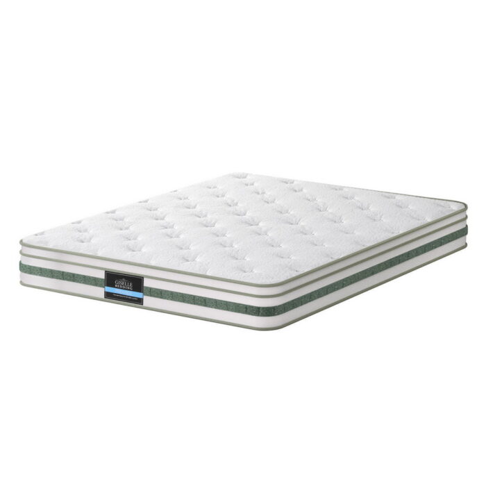 20cm Giselle Mattress Queen Green Tea Mattresses - Image 2