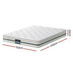 20cm Giselle Mattress Queen Green Tea Mattresses - Image 3