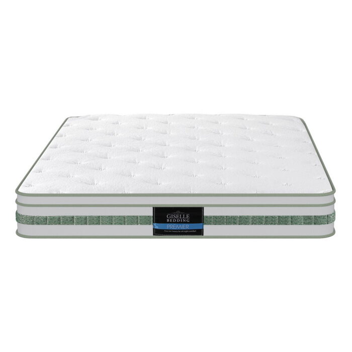 20cm Giselle Mattress Queen Green Tea Mattresses - Image 4