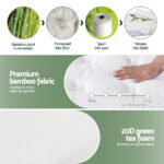 20cm Giselle Mattress Queen Green Tea Mattresses - Image 6