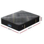 35cm Giselle Mattress Double Bed Bamboo Pocket Firm Foam - Image 3
