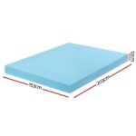Giselle 12cm Memory Foam Mattress Topper Ventilated Cool Gel Bamboo Cover Queen - Image 2