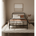Artiss Bed Frame Metal Bed Frame LEO - Single (Black)
